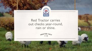 Red Tractor carries our checks year-round, rain or shine