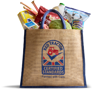 Red Tractor shopping bag