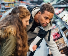 Couple shopping