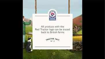 All the produce with the Red Tractor logo can be traced back to British Farms