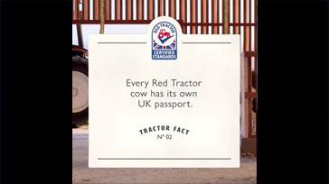 Every Red Tractor cow has its own UK passport, so we can trace each one back to a British farm.