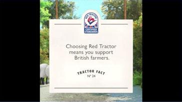 Choosing Red Tractor means you support British farmers, producing food and drink to our rigorous standards.