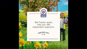 Red Tractor works with over 350 independent inspectors