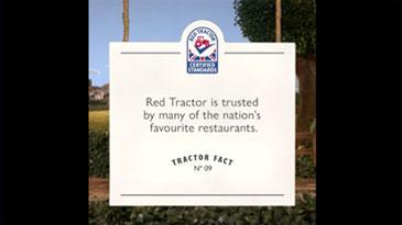 Red Tractor is trusted by many of the nation’s favourite restaurants, ensuring responsibly farmed produce beyond the supermarket.